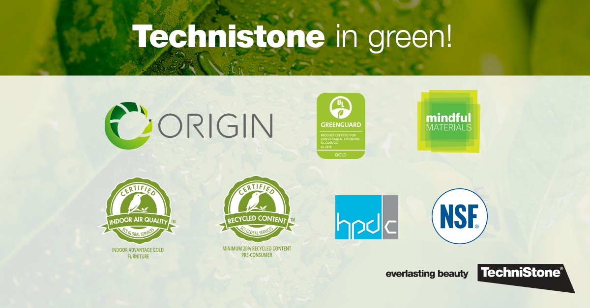 Technistone in green - Origin Build